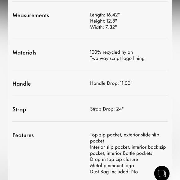 NEW Kate Spade Chelsea Baby Bag black Tote Sleek Minimalist Design - Picture 11 of 12